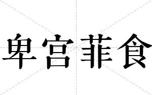 卑宫菲食